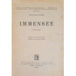 STORM Theodor - Immensee (erschienen in Lemberg, 1935)