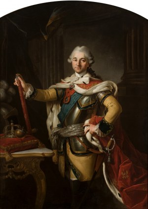 Per Krafft (adopcja) (1724-1793), Portret króla Stanisława Augusta w kirysie, ok. 1767