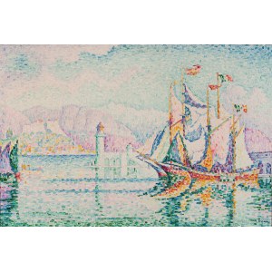 Paul Signac (adoption) (1863-1935), Antibes - morning, 1914