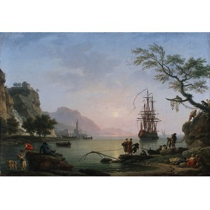 Claude-Joseph Vernet (adopted) (1714-1789), Morning (View of the harbor at morning dawn), 1774