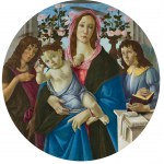 Sandro Botticelli (adopcja) (1445-1510), Madonna z Dzieciątkiem, świętym Janem Chrzcicielem i aniołem