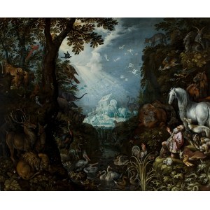 Roelandt Savery (adoption) (1576-1639), Noah's Ark, 1720s