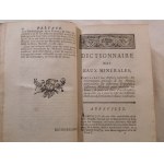 1775 BUC'HOZ PIERRE-JOSEPH, Dictionnaire des eaux minérales (...).