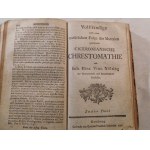 1780. CICERONIANISCHE CHRESTOMATHIE (...).