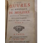 1730. LES OEUVRES DE MONSIEUR DE MOLIERE (...).