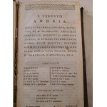1749. PUBLII TERENTII AFRI Comoediae sex, curante Ioanne Petro Millero.