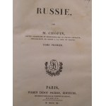 1840. CHOPIN JEAN-MARIE, RUSSIE. L'Univers ou histoire et description de tous les peuples (…).