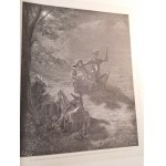 1869. CERVANTÈS SAAVEDRA Miguel de [DORE GUSTAVE], L'ingénieux hidalgo Don Quichotte de la Manche (…).