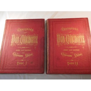 1869. CERVANTÈS SAAVEDRA Miguel de [DORE GUSTAVE], L'ingénieux hidalgo Don Quichotte de la Manche (...).