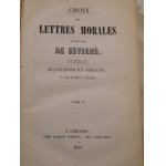 1843 [SEVIGNE Madame De], CHOIX DE LETTRES MORALES de mesdames De Sévigné, Grignan, Maintenon et Simiane, à l'usage des maisons d'éducation, (...).