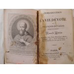 1827. FRANCOIS DE SALES, Introduction à la vie dévote (...).
