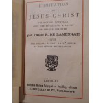 1905 ca. TOMASZ A KEMPIS, L’Imitation de Jésus-Christ (…).