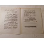 1794 DECRET de la Convention Nationale du 10e[me] jour de Germinal an 2e[me] de la Republique Française une et indivisible (...) Lu à l'Administration du Département des Vosges et consigné sur ses registres le 1er Floréal suivant (...).