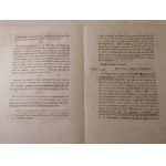 1793: DECRET de la Convention Nationale du 4 mars 1793, l'an second de la Republique Françoise. Lu à l'Administration du Département des Vosges et consigné sur ses registres le 26 du m ê me mois (...).