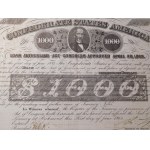 1863. CONFEDERATE STATES OF AMERICA LOAN 1 VI 1863.