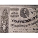 1863. CONFEDERATE STATES OF AMERICA LOAN 2 III 1863.