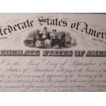 1861. CONFEDERATE STATES OF AMERICA LOAN 1 V 1861.