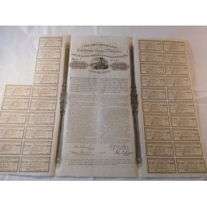 1863 VEREINIGTE STAATEN VON AMERIKA BAUMWOLL-DARLEHEN 1 VI 1863. 200 Pfund Sterling.