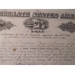1864. CONFEDERATE STATES OF AMERICA LOAN 1 VII 1864.