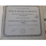 1876-1938. a collection of 13 French, Belgian and Spanish mining industry stocks.