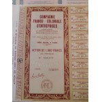 1922-1952. Eine Sammlung von 12 französischen Kolonialaktionen aus aller Welt.