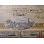 1908-1950. Eine Sammlung von 11 französischen, rumänischen und belgischen Ölaktionen.