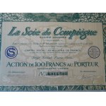 1912-1929. a collection of 6 textile industry stocks from France, Belgium and Poland.