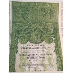 1912-1932. ZBIÓR 5 obligacji miasta Paryża z lat 1912-1932.