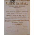 1912-1958. ZBIÓR 4 francuskich akcji o bardzo niskiej emisji.