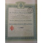 1912-1958. Eine Sammlung von 4 französischen Aktien mit sehr geringer Auflage.