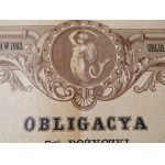 1903. OBLIGACJA 7-EJ Pożyczki Miasta Warszawy.