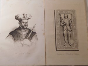 1835. CHODŹKO Leonard, Kasimir le Juste. Tombeau de Boleslas le Pudique.