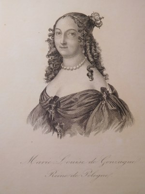 1836-1837. CHODŹKO Leonard, Marie Louise de Gozague, reine de Pologne.