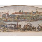 1850 ca. WARSZAWA. Letnie Kąpiele Wiślane.