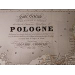 1840. CHODŹKO Leonard, Carte Générale routiere, historique des Etats de l’ancienne Republique de Pologne (…).
