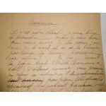 1840 ca. CHODŹKO Olimpia, Brief an Victor Hugo ca. 1840.