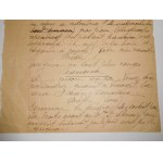 1840 ca. CHODŹKO Olimpia, Brief an Victor Hugo ca. 1840.