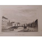 1838. COLLECTION OF 5 INTAGLIO VIEWS OF PETERSBURG AND PETERHOF.