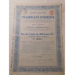 1887-1917. SAMMLUNG VON 2 ANLEIHEN - STRASSENBAHNEN DER STADT MOSKAU UND ODESSA.