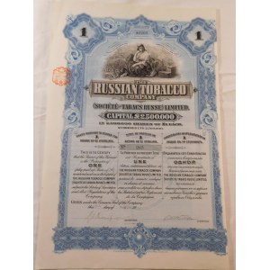 1915. THE RUSSIAN TOBACCO COMPANY 1 POUND STERLING.