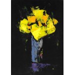 Piotr Piskorz, 3 grafiki, Kwiaty (czerwone ,niebieskie ,żółte)