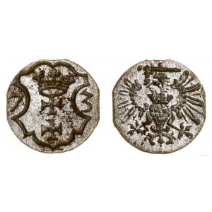 Polska, denar, 1573, Gdańsk