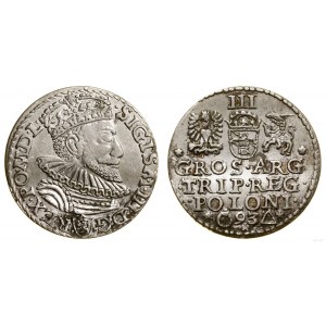 Polska, trojak, 1593, Malbork