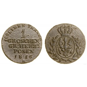 Polska, 1 grosz, 1816 A, Berlin