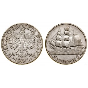 Polska, 5 złotych, 1936, Warszawa