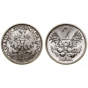 Polska, 2 złote, 1958, Warszawa