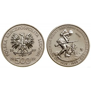 Polska, 500 złotych, 1989, Warszawa