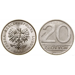 Polska, 20 złotych, 1989, Warszawa