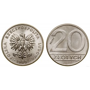 Polska, 20 złotych, 1989, Warszawa