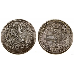 Austria, 15 krajcarów, 1664, Hall